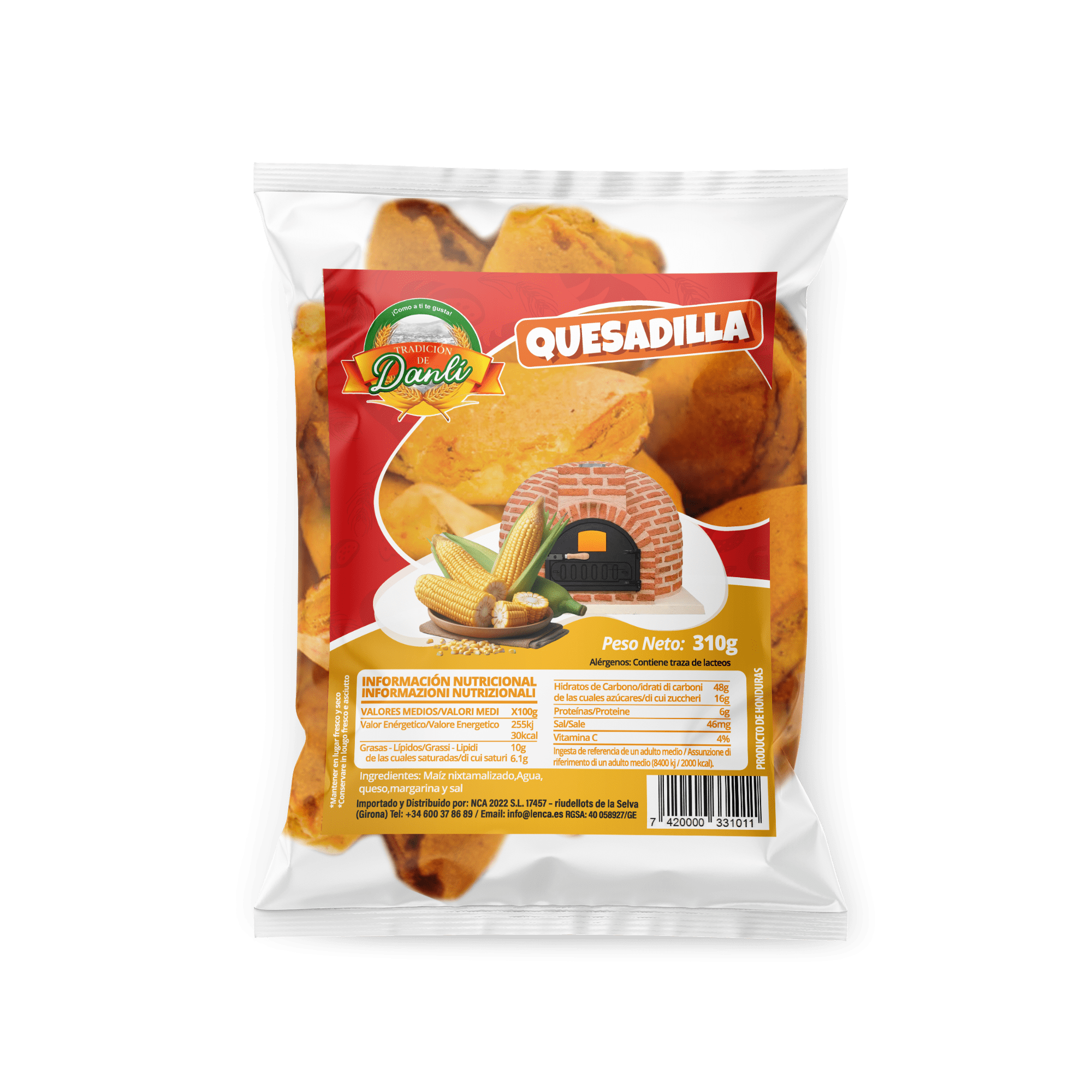 Quesadillas Danli Lenca