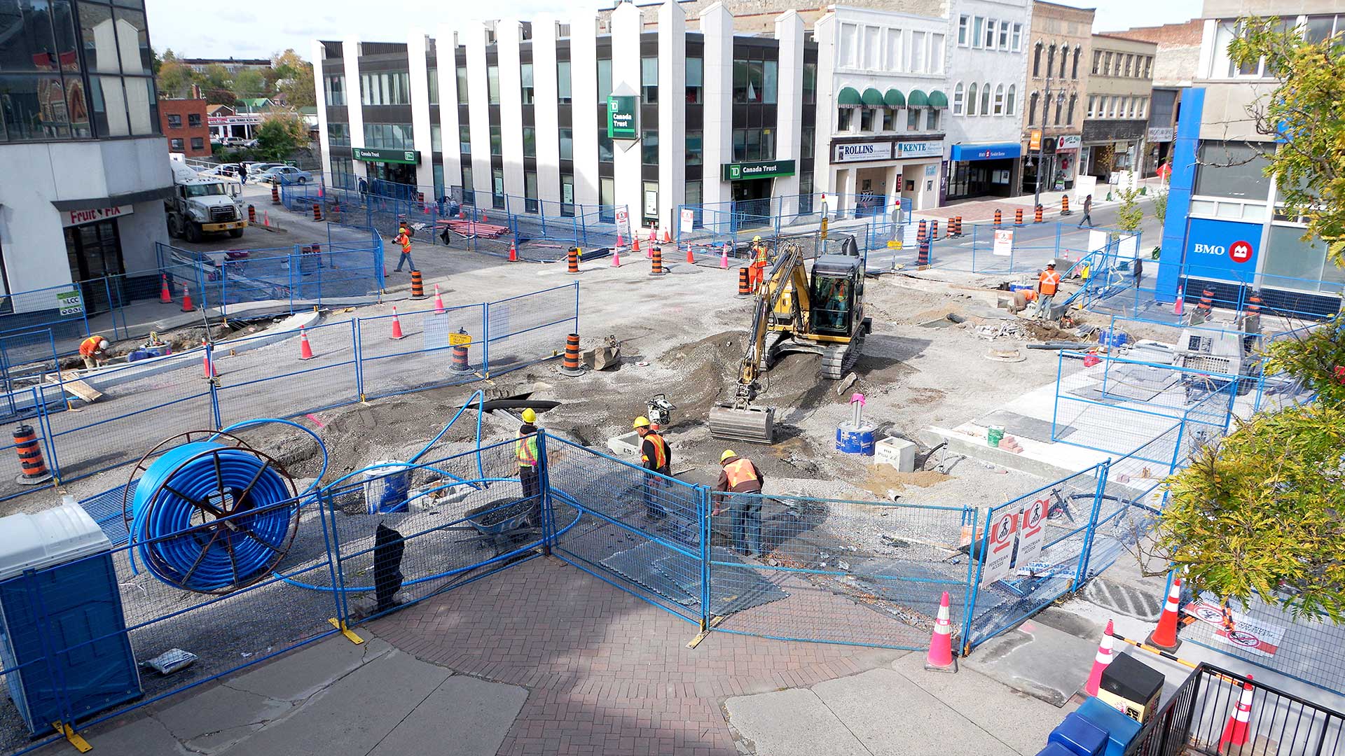 Project Belleville Reconstruction Len Corcoran Excavating