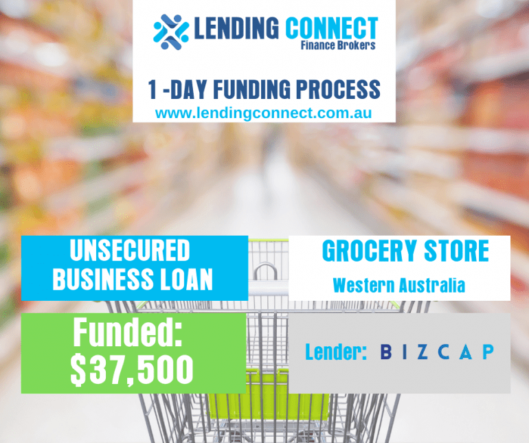 Grocery Store Loan 37,500 funded Lending Connect