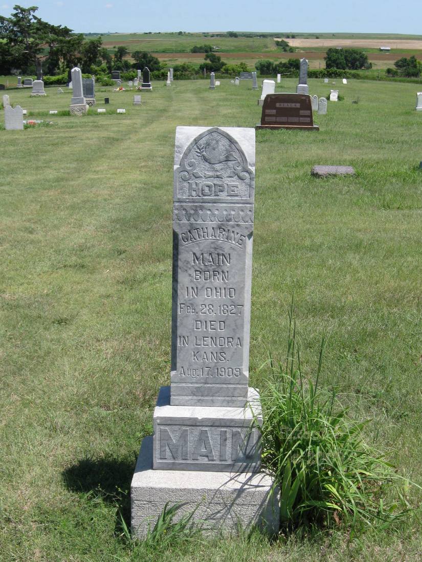 Lenora East Cemetery Records, Page 2 (Letters LZ)