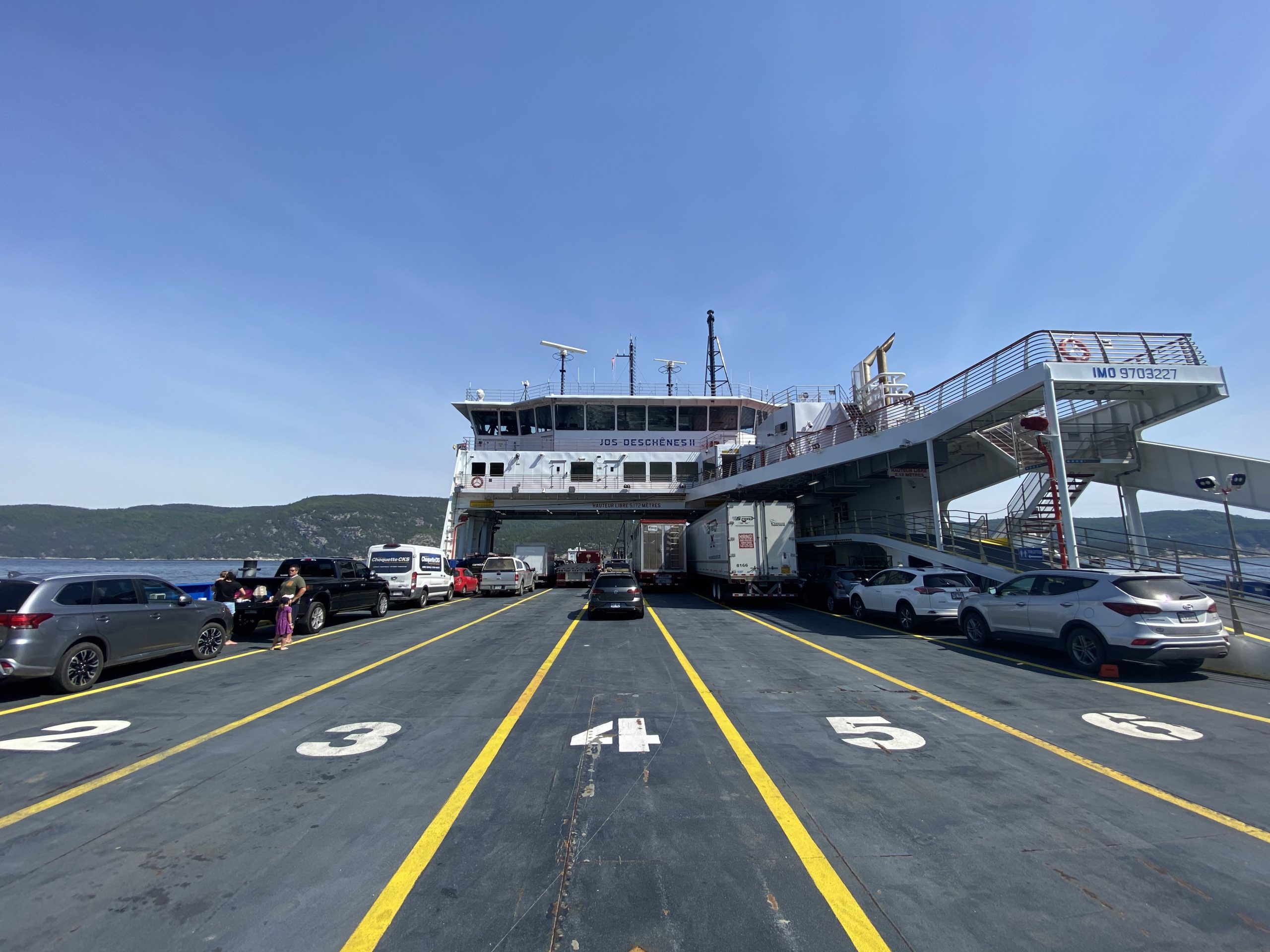 (Mise à jour)Traversier TadoussacBaieSteCatherine retour à la