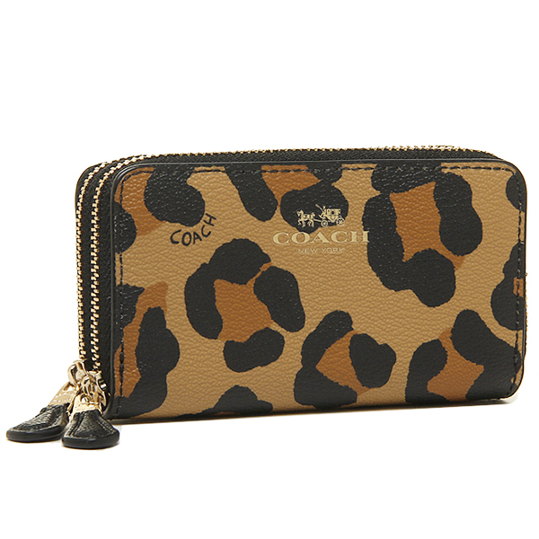 COACH Small Double Zip Coin Case LENOR'S CLOSET