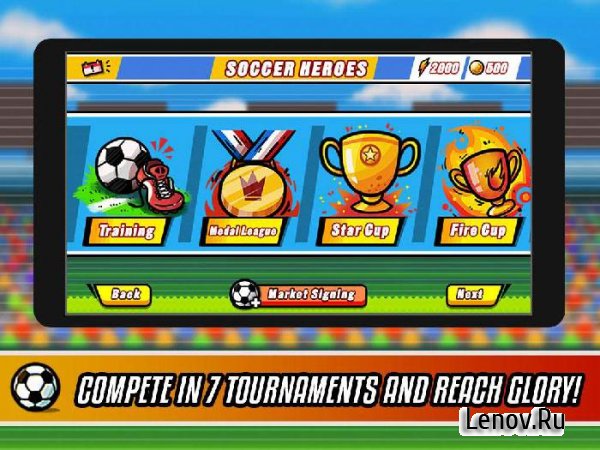 Soccer Heroes RPG Score Eleven (обновлено v 2.1.2) Мод (много денег)