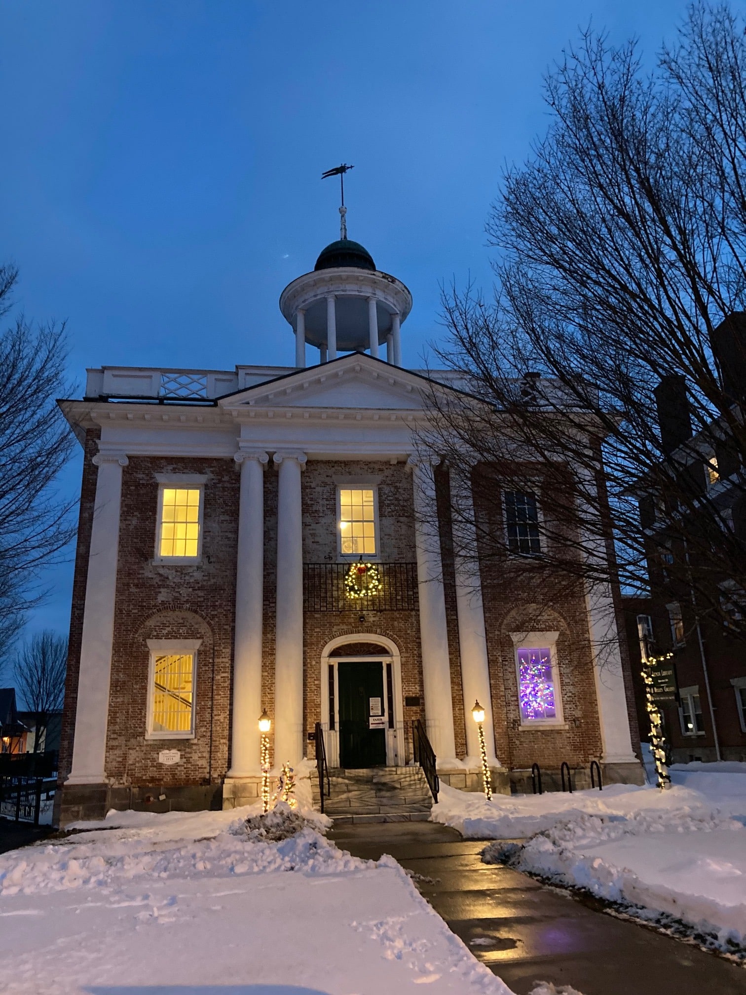 Closed in Observance of Christmas Lenox Library