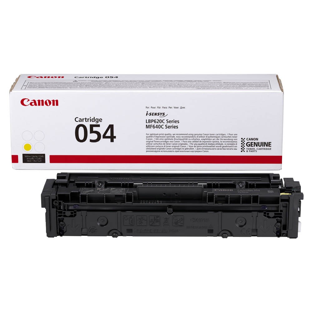 Оригинальный Canon Cartridge 054 H Yellow, картридж желтый увеличенный