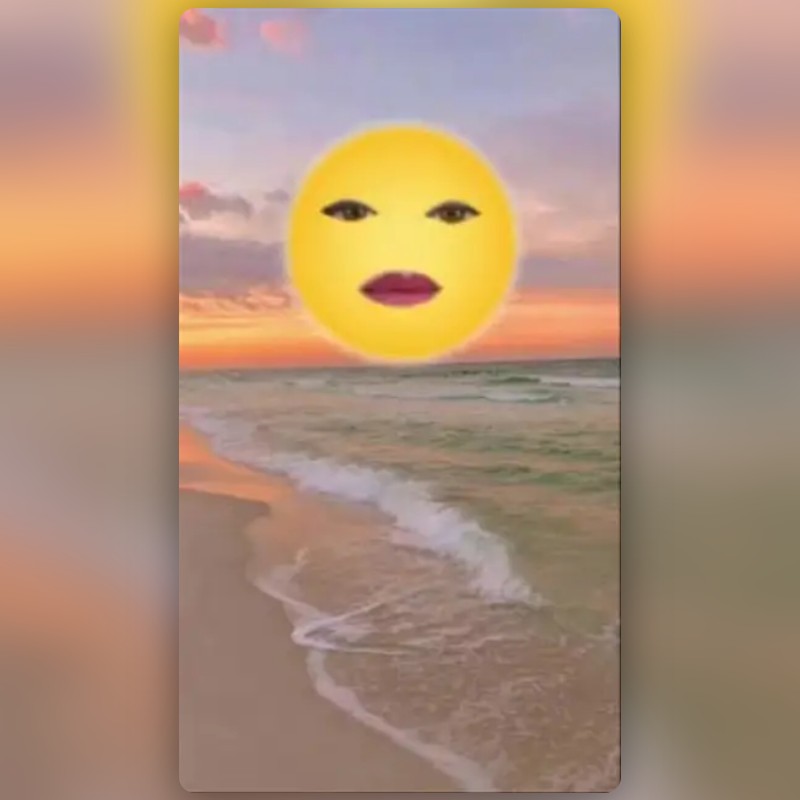 Sunrise Beach Lens by Sahda Ardelia Snapchat Lenses and Filters