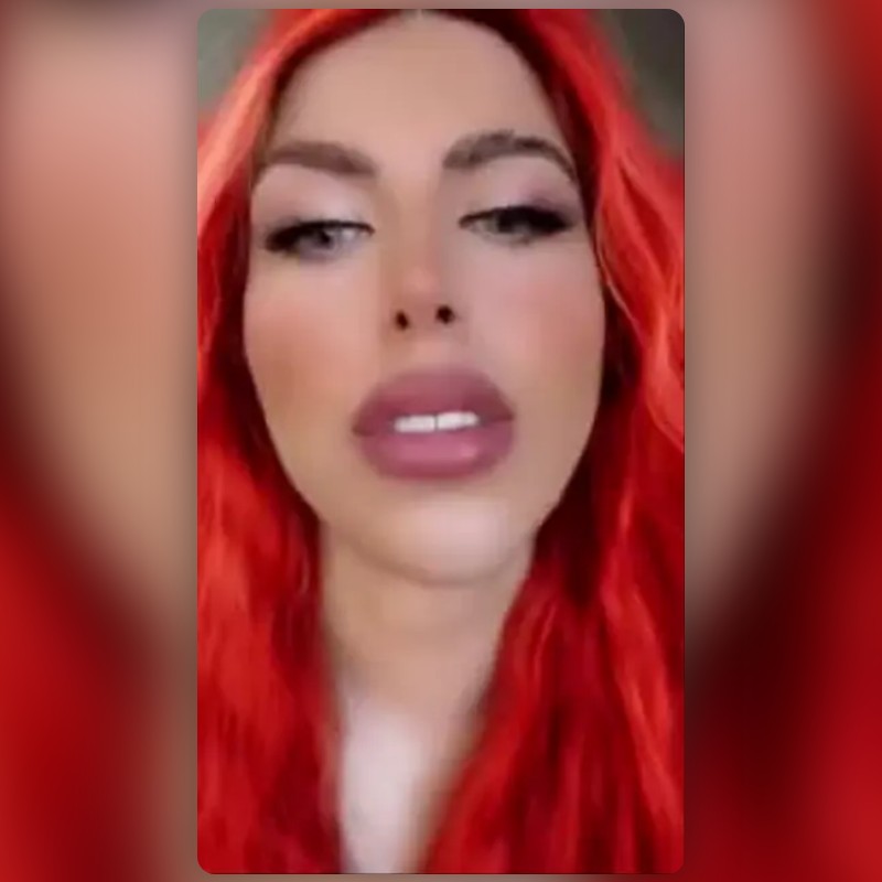 Red Hair Lens by Pro_ig_filters Snapchat Lenses and Filters