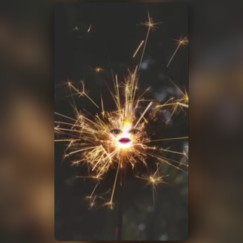 New Year Fireworks Lens by 𝒶𝓅𝓅𝓁ℯ🦋 Snapchat Lenses and Filters