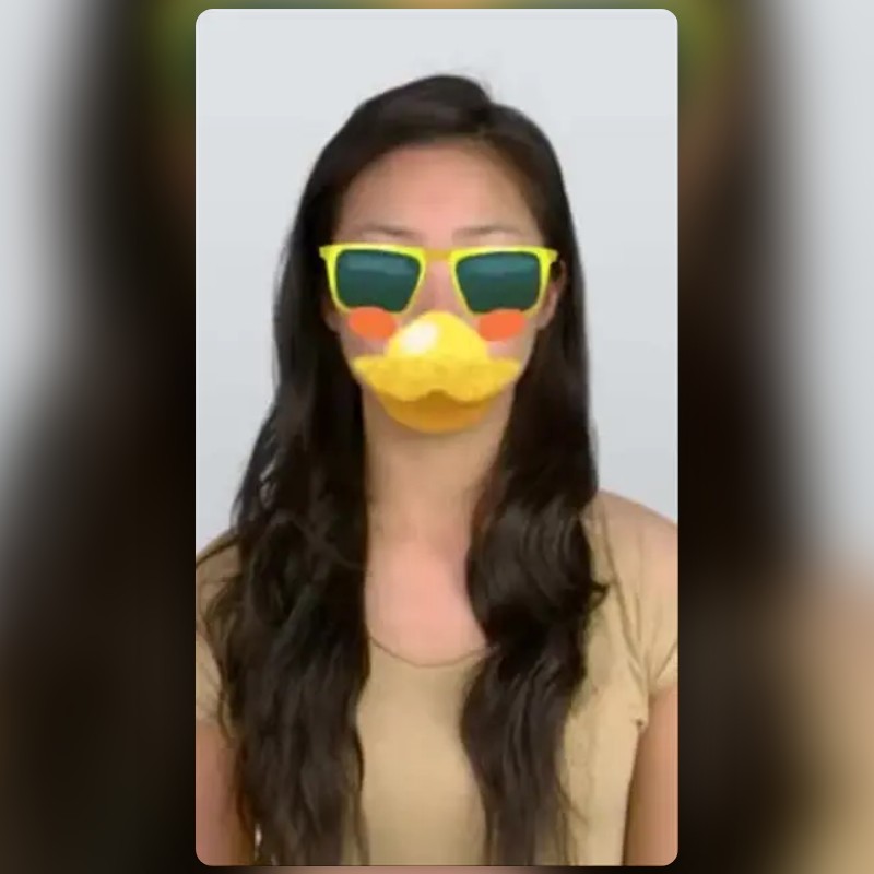 Duck glasses Lens by Ekorahy Snapchat Lenses and Filters