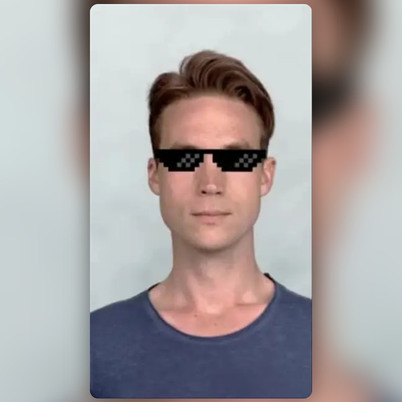 MLG glasses Lens by Menno Snapchat Lenses and Filters