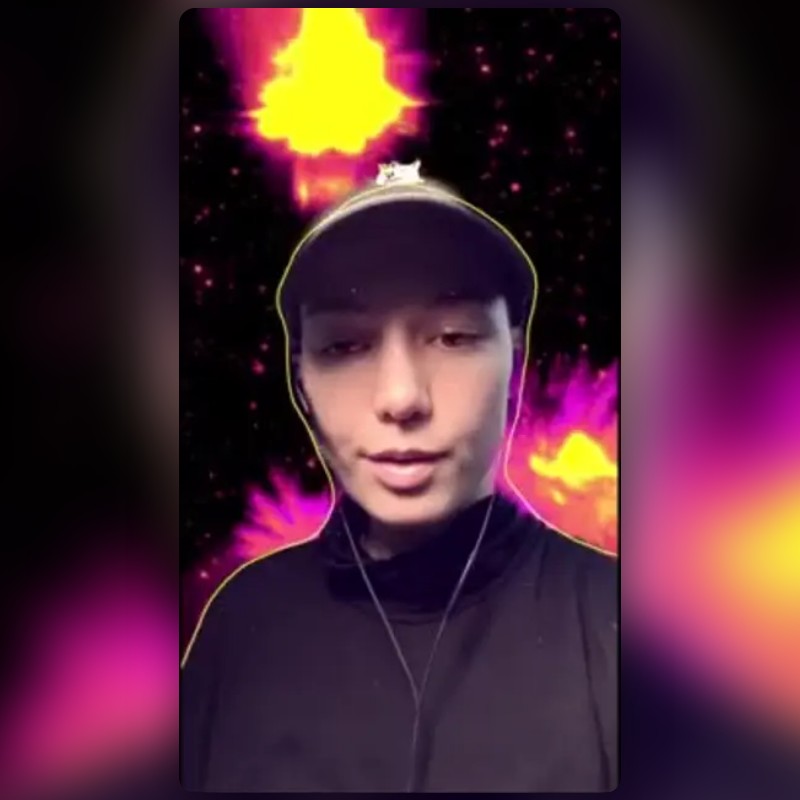 New Year Fireworks Lens by Dagmar Irrig Snapchat Lenses and Filters