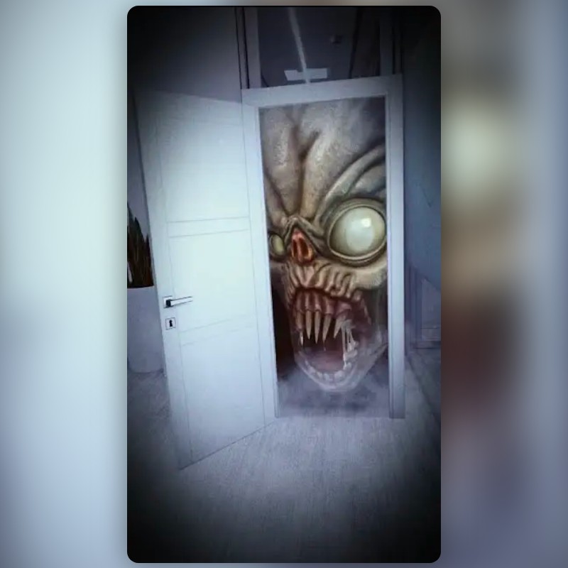 Monster Door Lens by Snapchat Snapchat Lenses and Filters