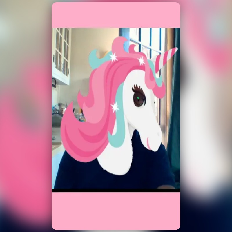 Unicorn Head Lens by geekbeatradio Snapchat Lenses and Filters