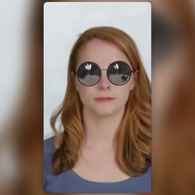 Mirror Glasses Lens Snapchat Lenses and Filters