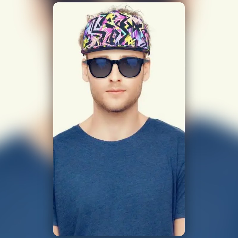 Bright Cap and Glasses Lens by Snapchat Snapchat Lenses and Filters