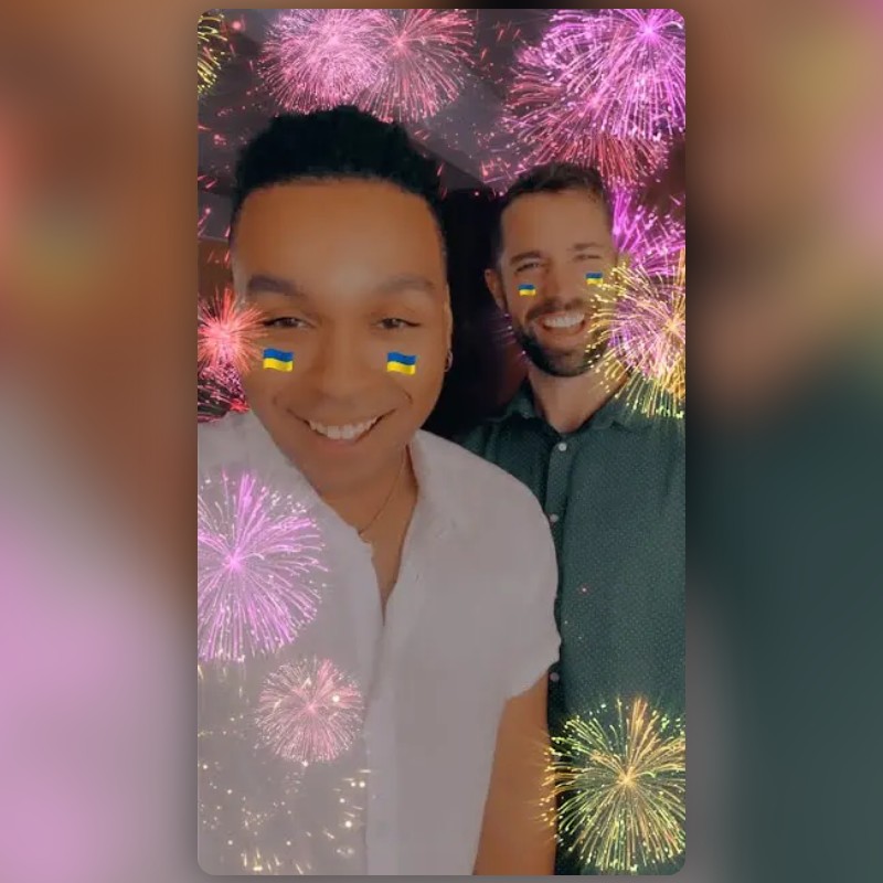 Fireworks Lens by Snapchat Snapchat Lenses and Filters