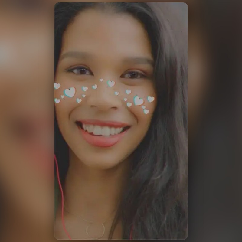 Glitch Hearts 🖤 Lens by Snapchat Snapchat Lenses and Filters