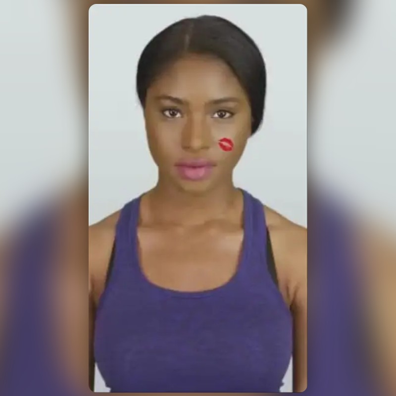 Kiss on the face Lens by Axel Diozy Snapchat Lenses and Filters