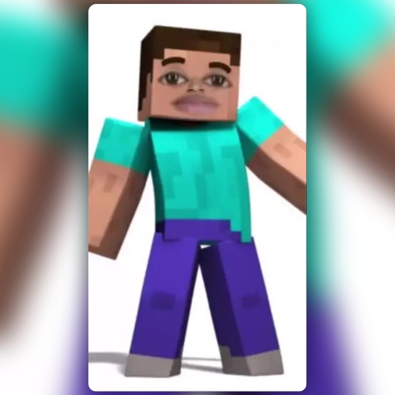 Minecraft Steve Lens by soham🪬 Snapchat Lenses and Filters