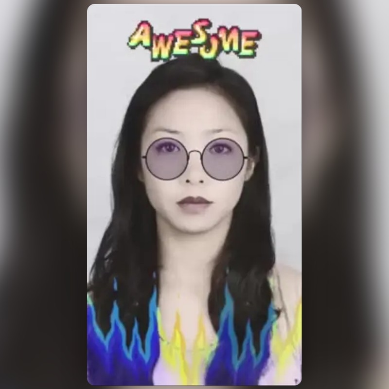 Awesome flames Lens by Gourav Snapchat Lenses and Filters
