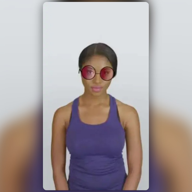 Round Glasses 3D Lens by Lukas Snapchat Lenses and Filters