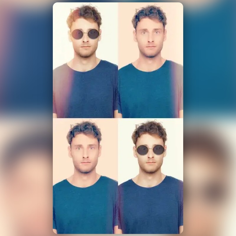 Black Glasses Lens by Snapchat Snapchat Lenses and Filters