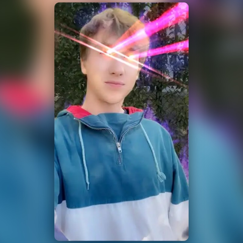 Laser Eyes Lens by Snapchat Snapchat Lenses and Filters