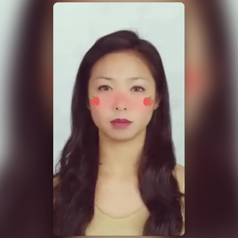 Strawberry Blush Lens by EVEE 🤢💌 Snapchat Lenses and Filters