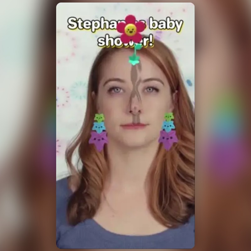 Stephs Baby Shower Lens by Sruly Lipszyc Snapchat Lenses and Filters