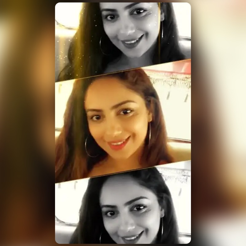 Golden Collage Lens by Snapchat Snapchat Lenses and Filters