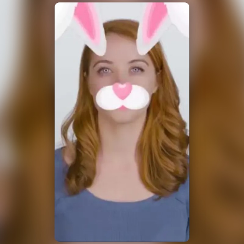 Bunny Ears Lens by Under25 BhCh Snapchat Lenses and Filters