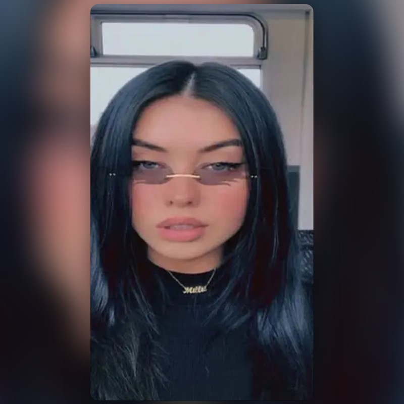 black fire glasses Lens by nik 🪼 Snapchat Lenses and Filters