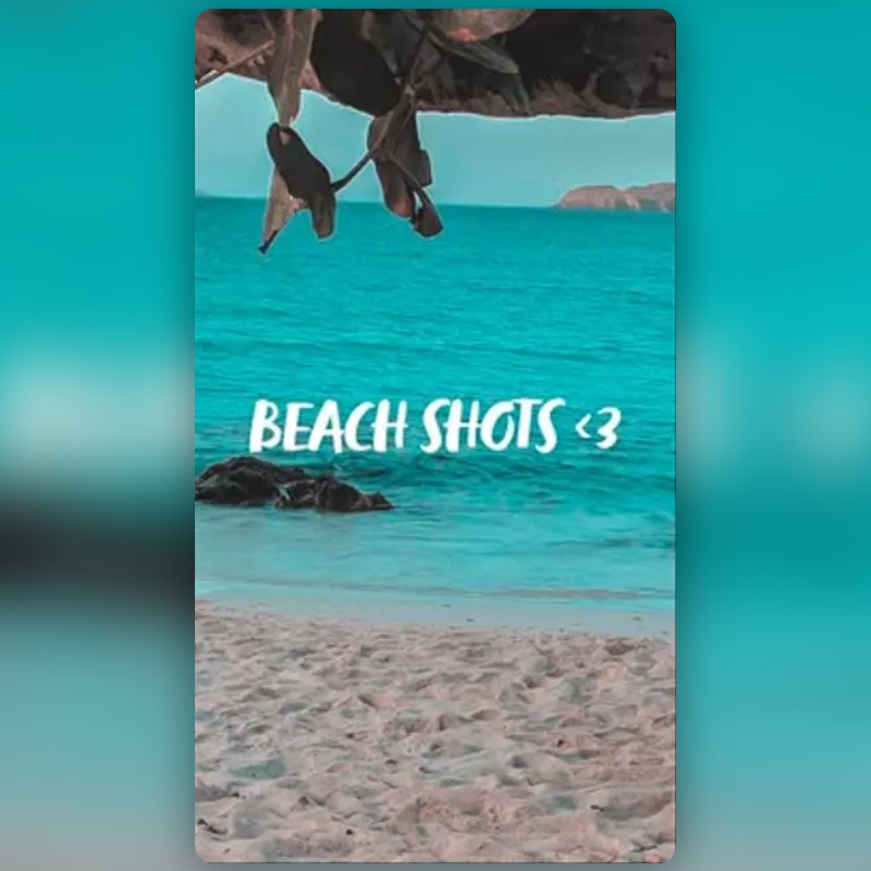 BEACH SHOTS Lens by Deivis Snapchat Lenses and Filters