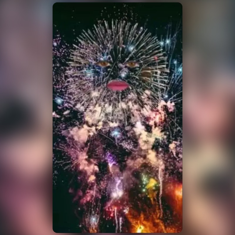 Fireworks Lens by Sahda Ardelia Snapchat Lenses and Filters