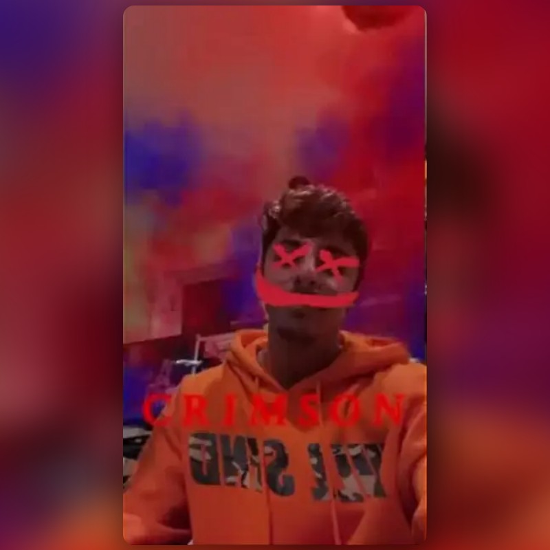 FaZe Crimson Lens by Rug Snapchat Lenses and Filters