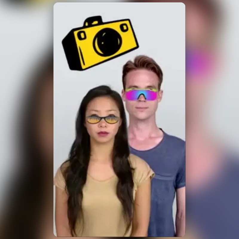 FANCY GLASSES Lens by Arav Snapchat Lenses and Filters