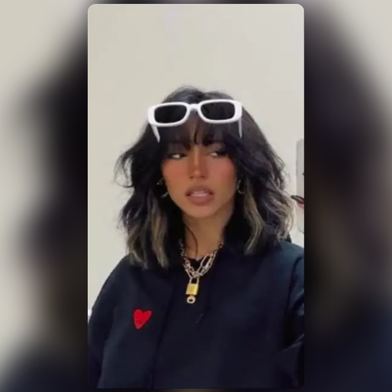 white glasses Lens by yuvi Snapchat Lenses and Filters