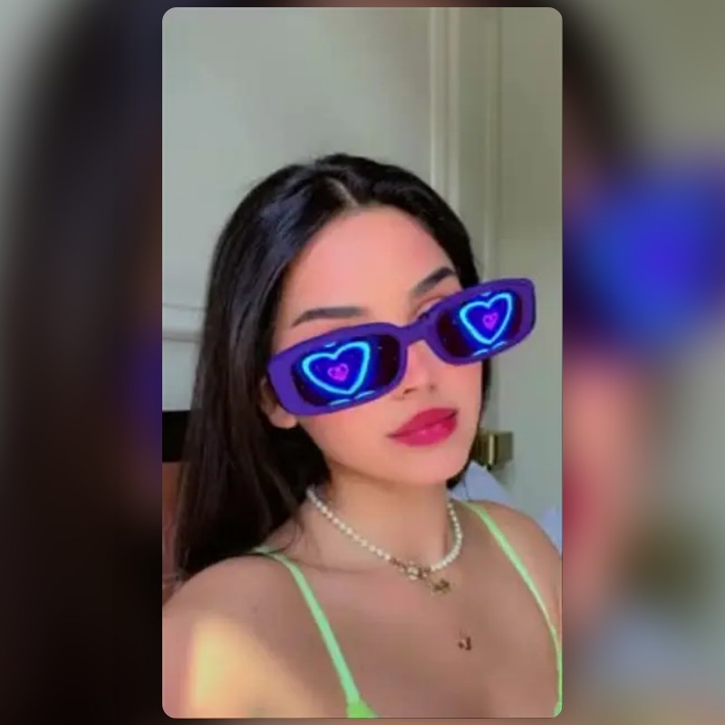 Love Glasses Lens by Saketh Snapchat Lenses and Filters