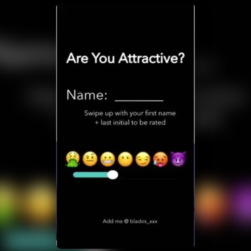 Are You Attractive Lens by Blades Snapchat Lenses and Filters