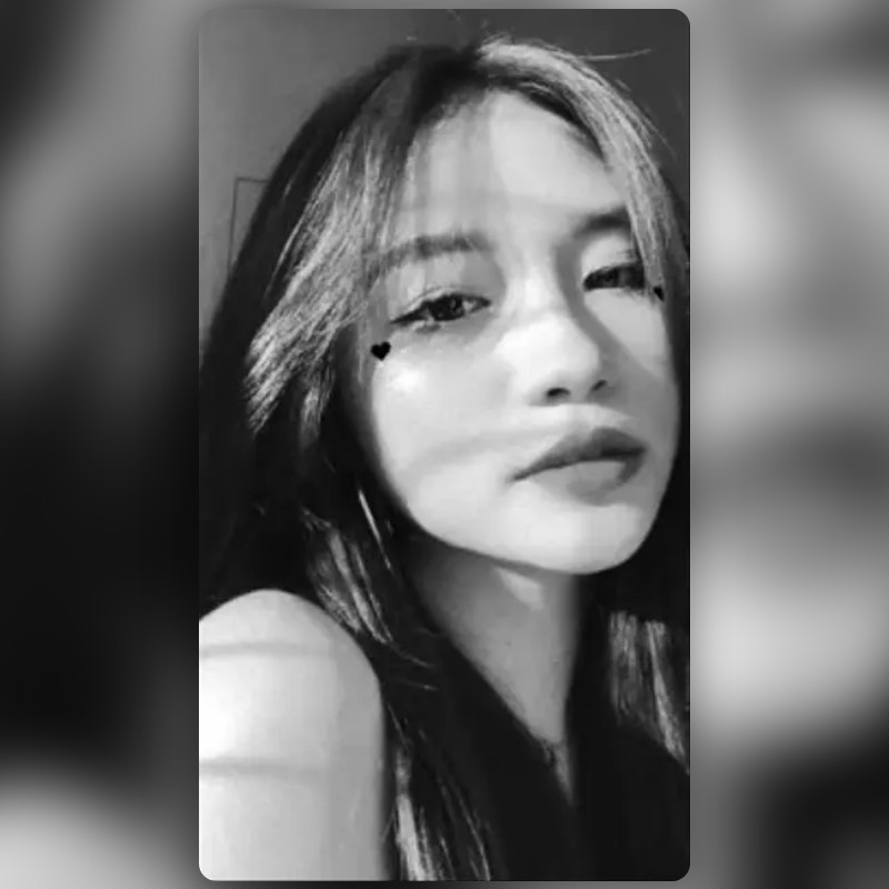 Black heart Lens by Jack_ Snapchat Lenses and Filters