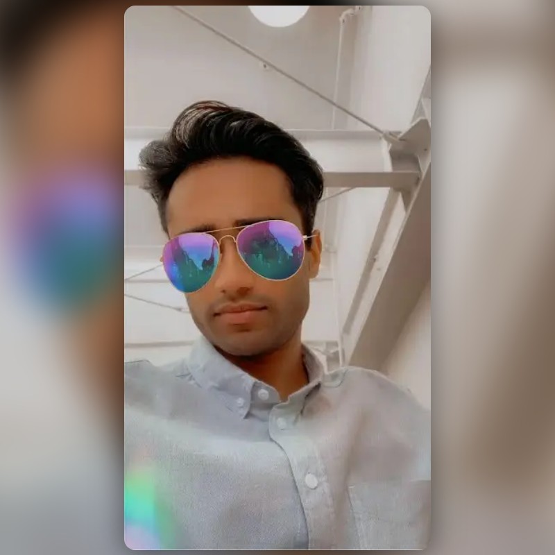 Colorful Glasses Lens by Snapchat Snapchat Lenses and Filters