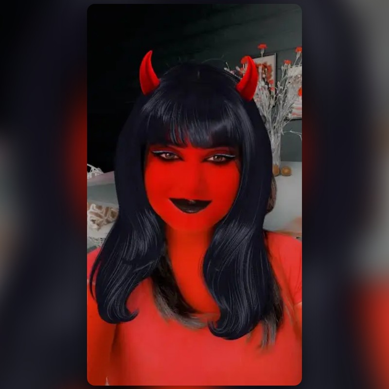 Devil Look Lens by Snapchat Snapchat Lenses and Filters