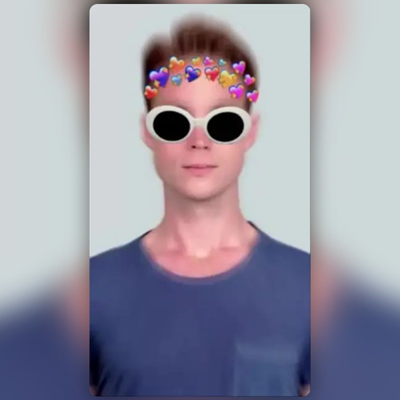 Round glasses trip Lens by Carol D'silva Snapchat Lenses and Filters