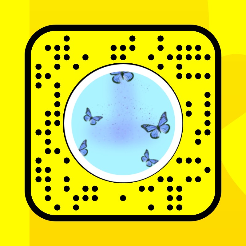 Blue Butterflies Lens by Jacob Snapchat Lenses and Filters