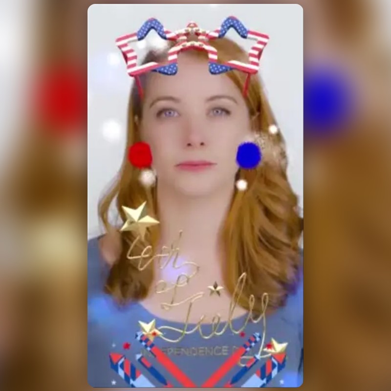 4th0fJuly Lens by Yue Snapchat Lenses and Filters
