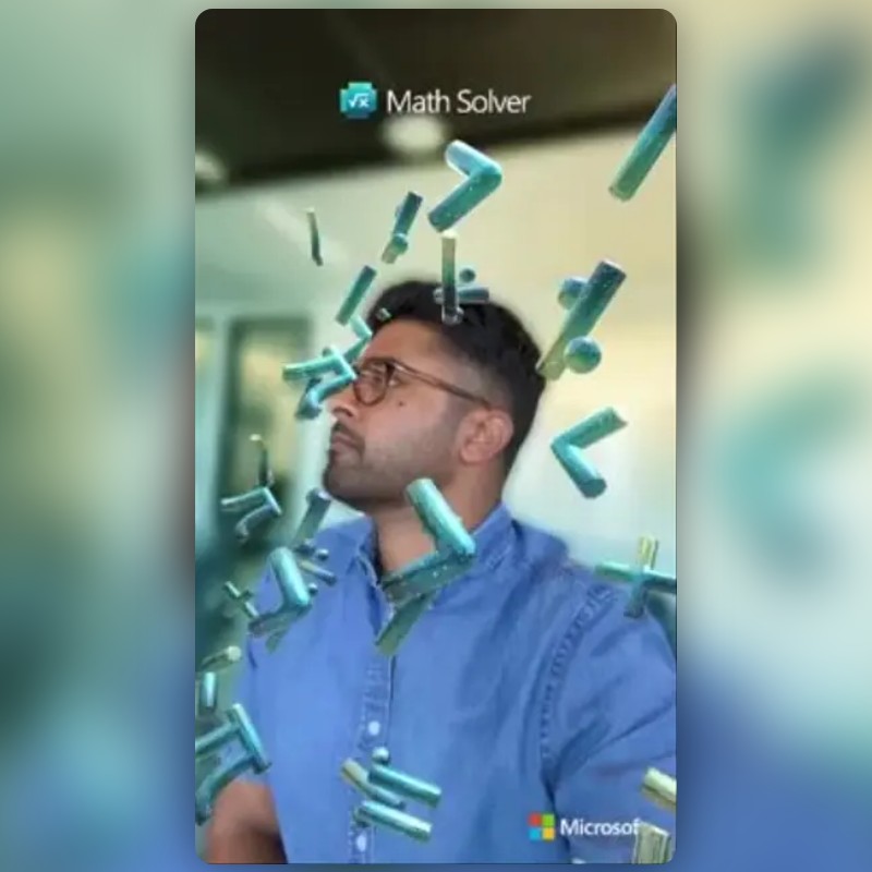 Math On My Mind Lens by Microsoft Math Solver Snapchat Lenses and Filters
