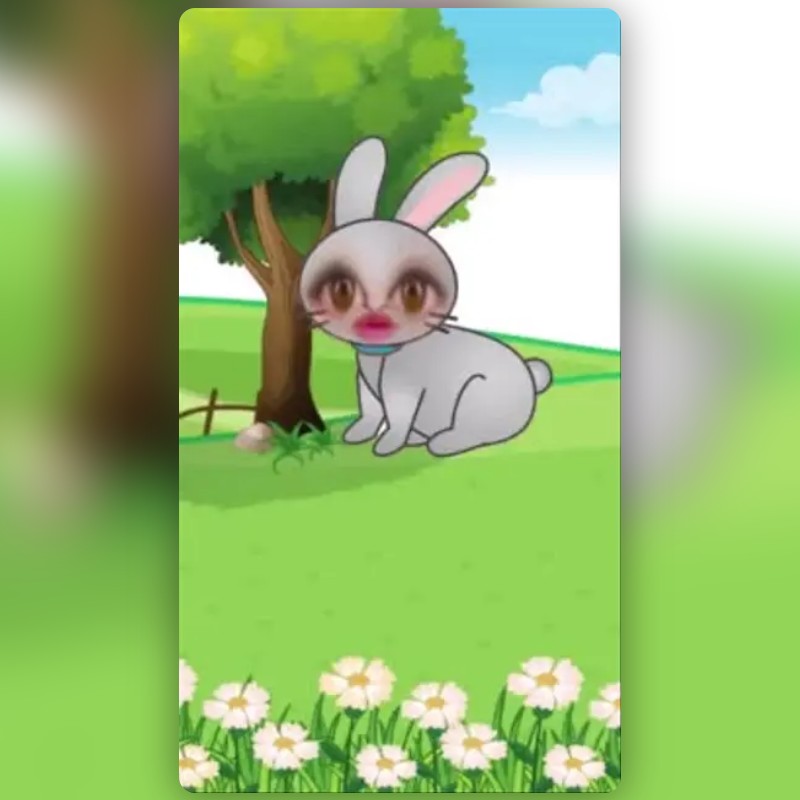 Bunny Rabbit Lens by Anastasia Berliana Snapchat Lenses and Filters