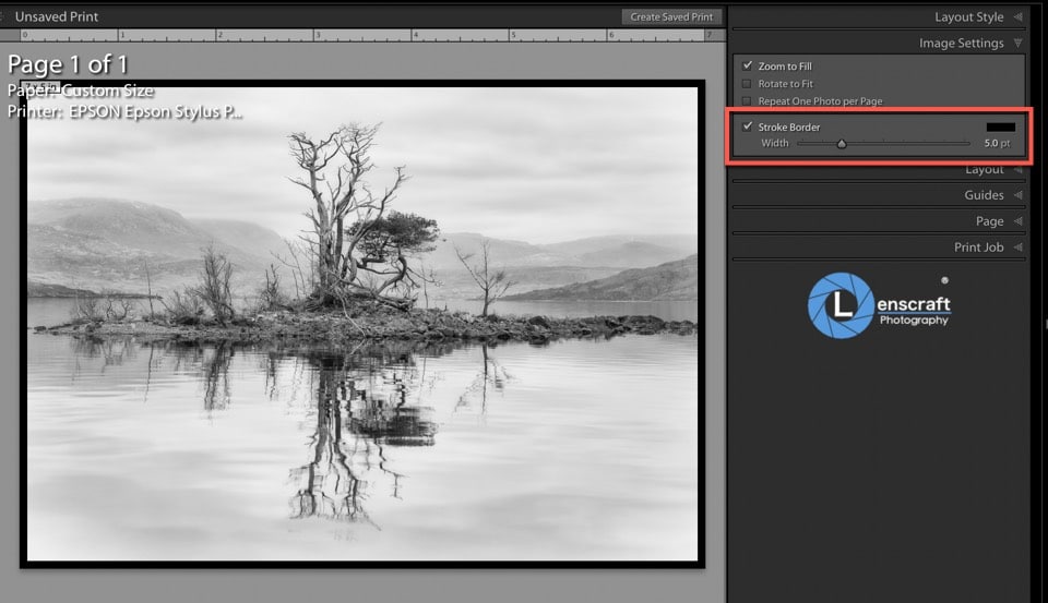 How to Add an Image Border in Lightroom Lenscraft