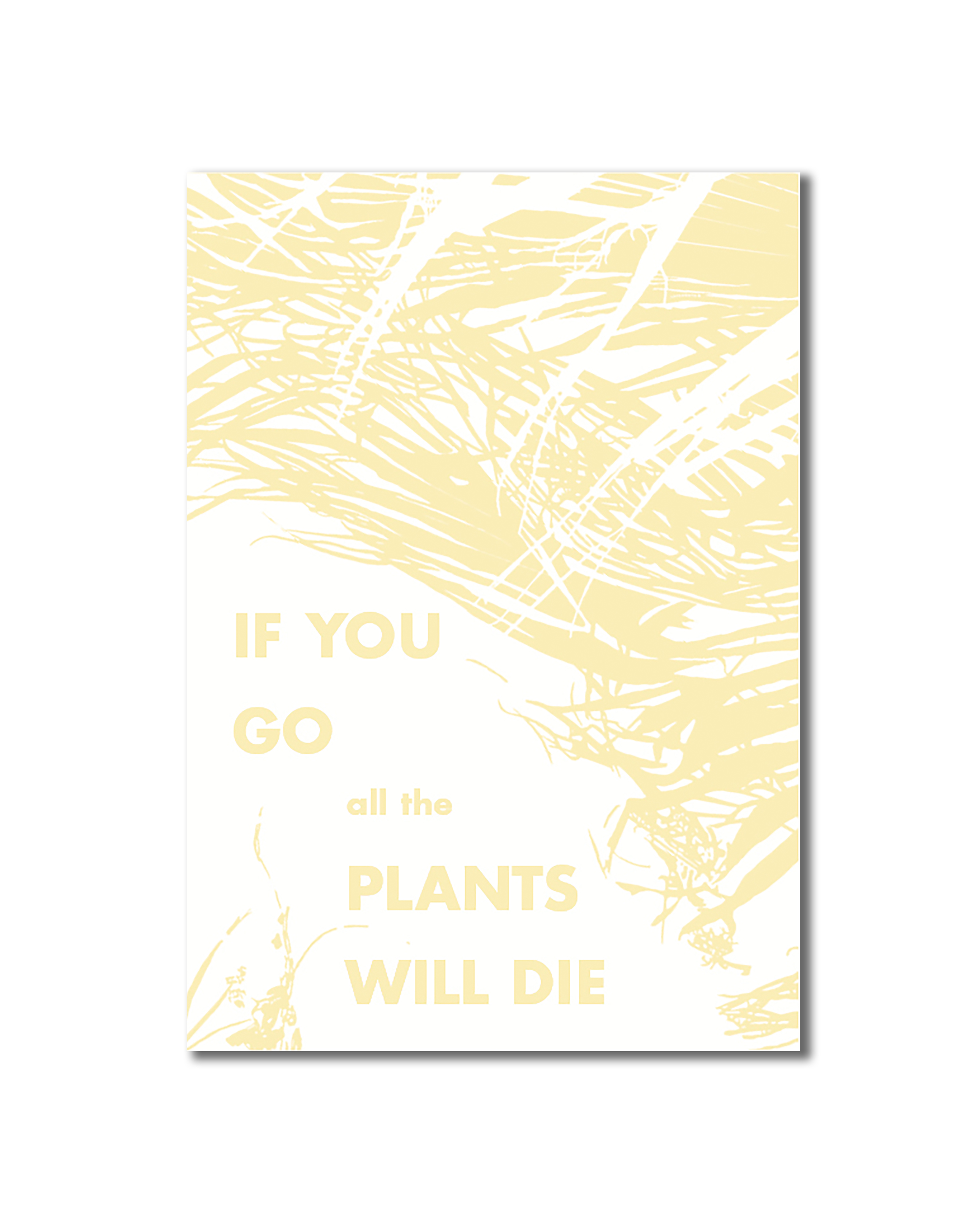 Fred Mitchell If You Go, All the Plants Will Die LENSCRATCH