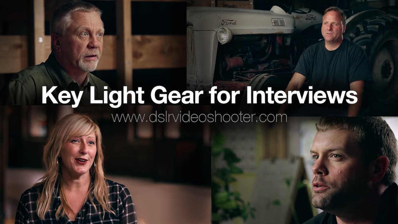 Best Light Gear For Filming Interviews